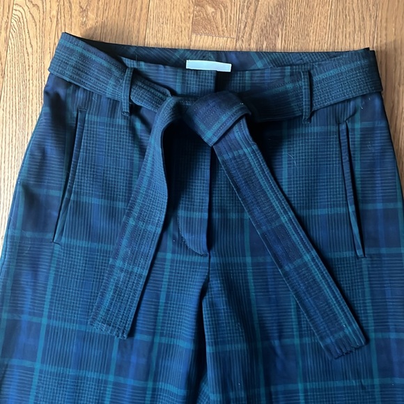 ARITZIA WILFRED TIE WAIST PLAID PANTS SIZE 10 - Picture 3 of 8
